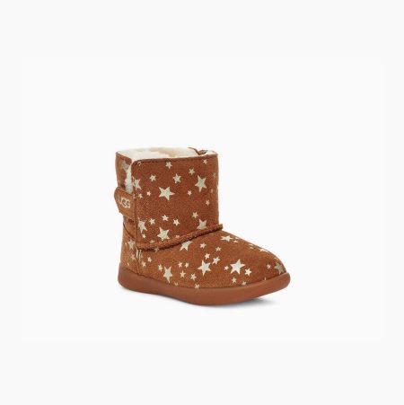 UGG Keelan Stars - Boots Småbarn - Brune (NO-E663)